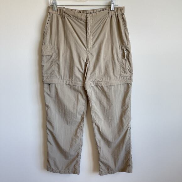 The North Face Convertible Hiking Pants Nylon Zip-Off Women's Sz Large Short - Picture 2 of 14